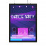LED Bord Eco Magnetisch Zwart A0 Dubbelzijdig - Art Print