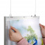 LED Bord Eco Magnetisch Zwart A0 Dubbelzijdig - Montage