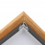 Kliklijst Royal Grey Oak A4 hoek detail open