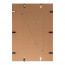Wissellijst 45x60cm Hout Zwart Breed achterkant
