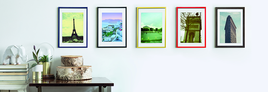 Horizontale wissellijsten aan muur