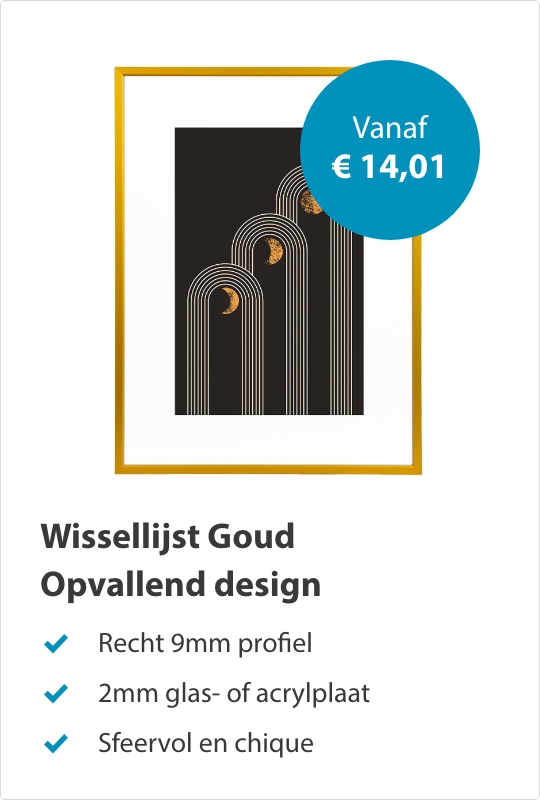 Wissellijsten Goud