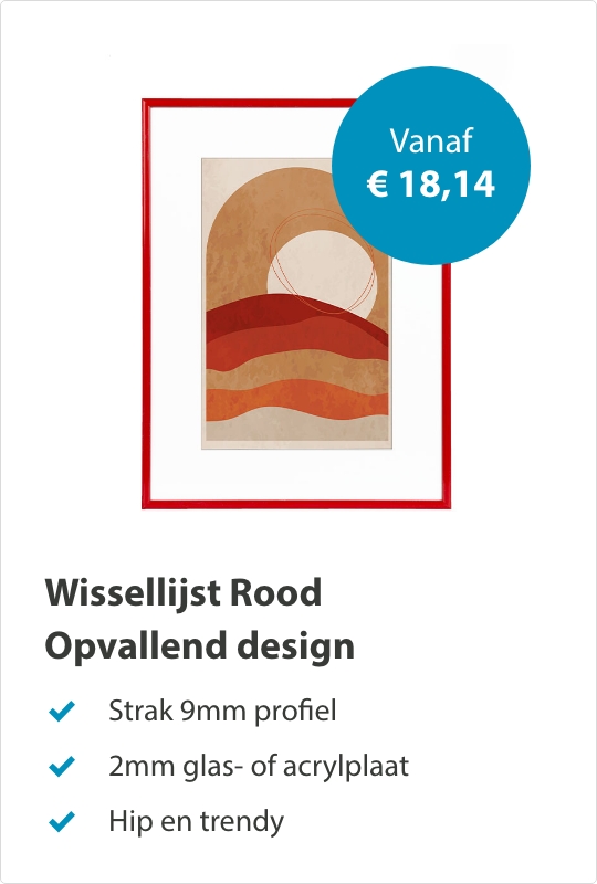Wissellijsten Rood
